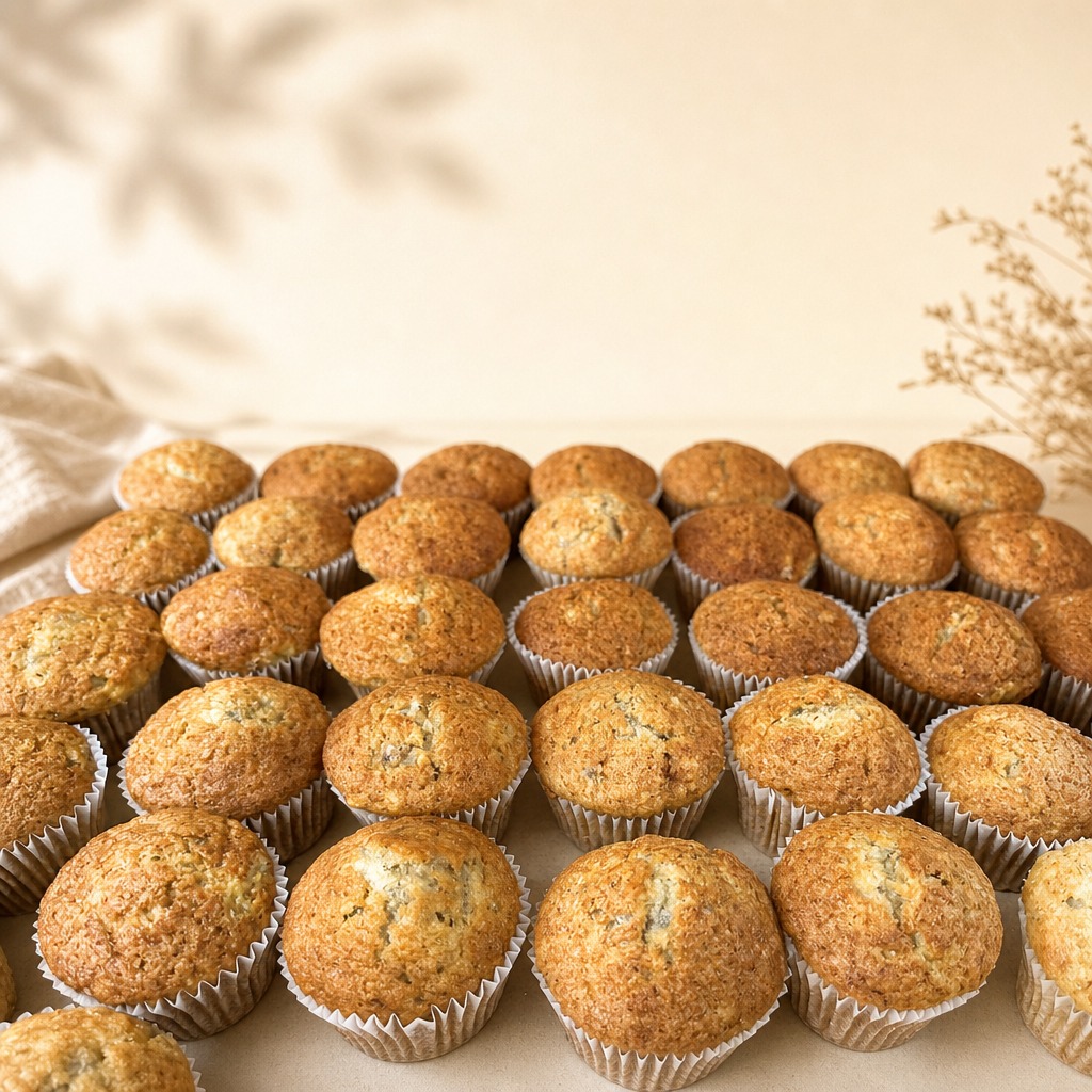 A batch of freshly baked muffins